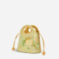 02_Printed_Jacquard_Lotus_Green_Drawstring_Bucket_Bag_LD120670