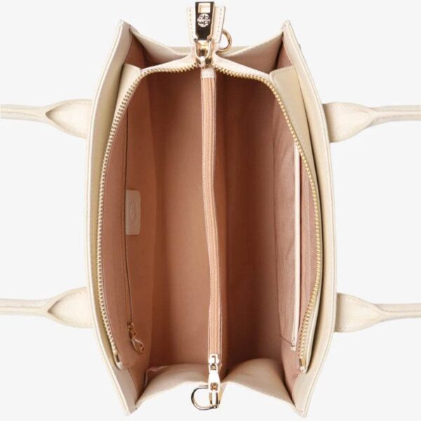 17_刺繡_皮革_白色_通勤手提包_Orchid_連围巾 17_Embroidery_Leather_White_Commuting_Handbag_Orchid_with_Scarf