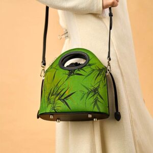 1_Xiangyunsha_Silk_Bamboo_Green_Drawstring_Bucket_Bag_YS120670-2