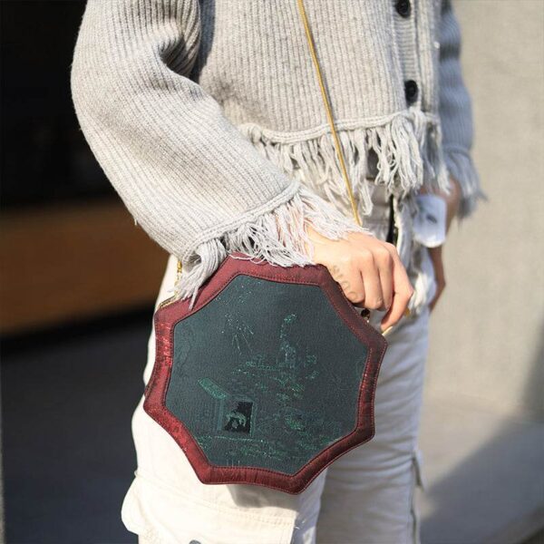 2_GD1205_Ultra-Light_Hexagonal_Eco-Friendly_Fabric_Vintage_Style_Crossbody_Bag_194g 2_GD1205_Ultra-Light_Hexagonal_Eco-Friendly_Fabric_Vintage_Style_Crossbody_Bag_194g