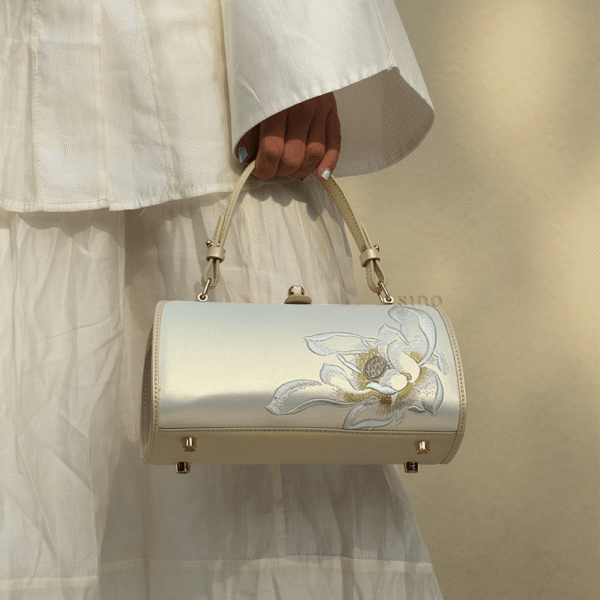 4_Embroidery_Leather_White_Shoulder_Bag_Lotus_Elegant_Handbag_P120312 4_Embroidery_Leather_White_Shoulder_Bag_Lotus_Elegant_Handbag_P120312