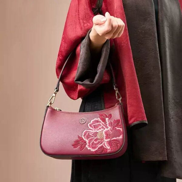 5_Embroidery_Leather_Red_Shoulder_Bag_Peony_Women_s_Hobo_Handbag 5_Embroidery_Leather_Red_Shoulder_Bag_Peony_Women_s_Hobo_Handbag
