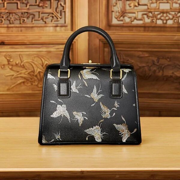 BrocadeJacquardChicBostonBagButterflyDesignJD170615-1_19 BrocadeJacquardChicBostonBagButterflyDesignJD170615-1_19