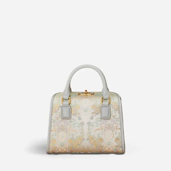 BrocadeJacquardChicBostonBagButterflyDesignJD170615-1_5 BrocadeJacquardChicBostonBagButterflyDesignJD170615-1_5