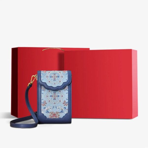 BrocadeJacquardLeatherIntricatePhoneBagWalletJD240043_21 BrocadeJacquardLeatherIntricatePhoneBagWalletJD240043_21