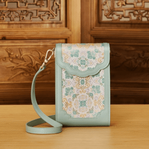 Brocade_Jacquard_Leather_Intricate_Phone_Bag_Wallet_JD240043_1