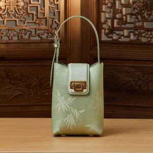 Embossed_Leather_Green_Bamboo_Leaf_Phone_Bag_-_SinoCultural-2468689