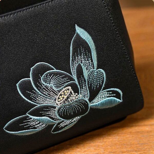 Embroidery_Leather_Black_Lotus_Handbag_-_SinoCultural-2470470 Embroidery_Leather_Black_Lotus_Handbag_-_SinoCultural-2470470