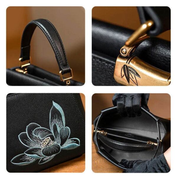 Embroidery_Leather_Black_Lotus_Handbag_-_SinoCultural-2470483 Embroidery_Leather_Black_Lotus_Handbag_-_SinoCultural-2470483