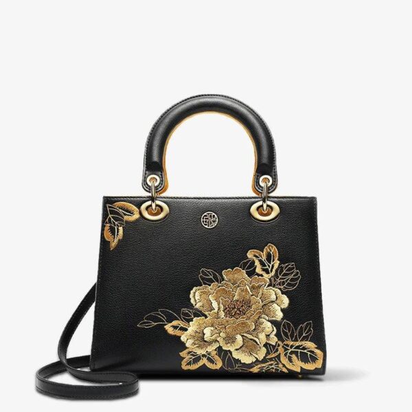 Embroidery_Leather_Lady_Luxury_Black_HandBag_Royal_Gold_Peony_-_SinoCultural-2473882 Embroidery_Leather_Lady_Luxury_Black_HandBag_Royal_Gold_Peony_-_SinoCultural-2473882