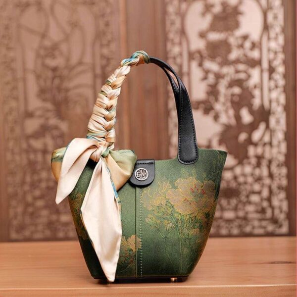 Fragrant_Cloud_Silk_Dark_Green_Bucket_Bag_-_SinoCultural-2478618 Fragrant_Cloud_Silk_Dark_Green_Bucket_Bag_-_SinoCultural-2478618