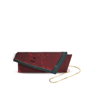 Ultra-Light Envelope Clutch Handbag in Recycled Fabric with Hualuo Silk 216g