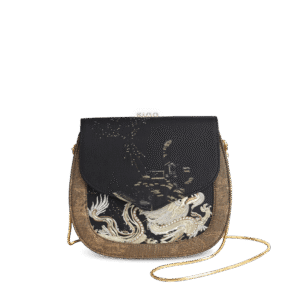 Saddle Loong Embroidered Bag – Ultra-Light 216g, Recycled Fabric & Hualuo Silk