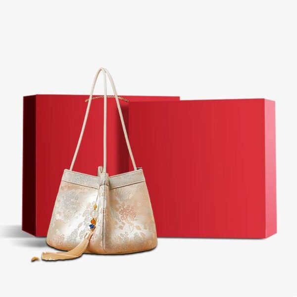 JacquardBrocadeBeigeBucketHandbagFloralNewChineseStyleP17062004_5 JacquardBrocadeBeigeBucketHandbagFloralNewChineseStyleP17062004_5