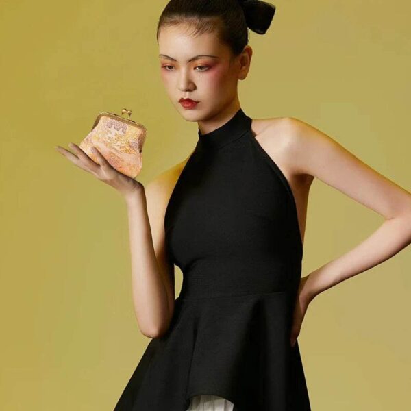 JacquardBrocadeRetroGoldMiniCoinPurseWalletJD570602Y_1 JacquardBrocadeRetroGoldMiniCoinPurseWalletJD570602Y_1