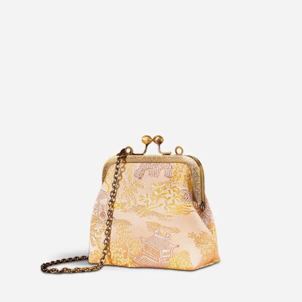 JacquardBrocadeRetroGoldMiniCoinPurseWalletJD570602Y_5 JacquardBrocadeRetroGoldMiniCoinPurseWalletJD570602Y_5