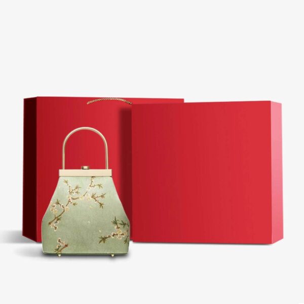 Mulberry_絲質奢華淺綠色_Kiss_Lock_手拿包_-_SinoCultural-2481859 Mulberry_Silk_Luxury_Light_Green_Kiss_Lock_Clutch_Bag_-_SinoCultural-2481859