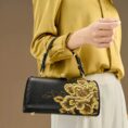P110149_Embroidery_Leather_Chain_Barrel_Bag_Royal_Gold_Peony_Luxury_Handbag_6