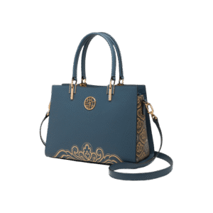 Embroidery Leather Crossbody Tote Bag Chinese Style Handbag