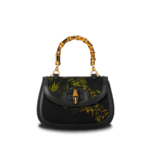 Xiangyunsha Print Crossbody Bamboo Handle Bag for Women
