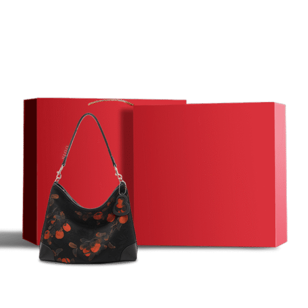 Xiangyunsha_Silk_Leather_Printed_Persimmon_Shoulder_Bag_YS220679_5 Xiangyunsha_Silk_Leather_Printed_Persimmon_Shoulder_Bag_YS220679_5