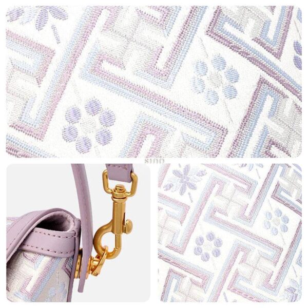 ZhuangBrocadeLeatherBucketCrossbodyBagRomanticPurpleFJ120768_1 ZhuangBrocadeLeatherBucketCrossbodyBagRomanticPurpleFJ120768_1