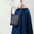 zhuang-brocade-bucket-crossbody-bag-model-blue-dress-shoulder-carry